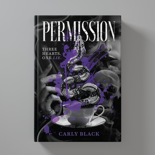 Dark Fantasy/Erotic Thriller Cover with dark/moody elements
