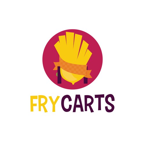 Food cart logo