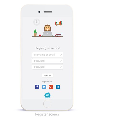 Register and login for parents educational app