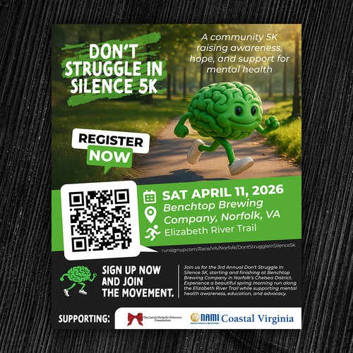 Don’t Struggle in Silence 5K — Mental Health Awareness Run