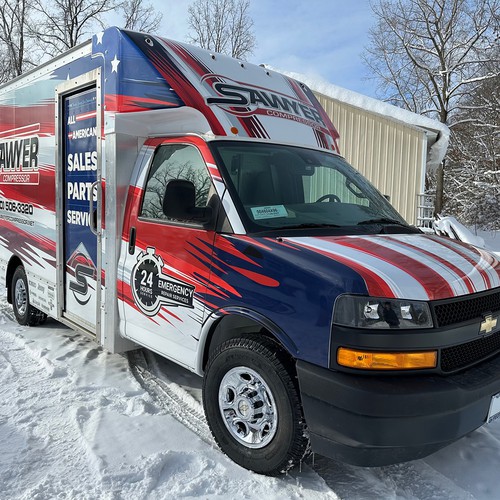 Sawyer Compressor fleet / new service box truck (14')