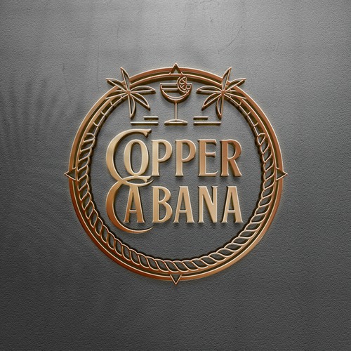 Copper Cabana logo design