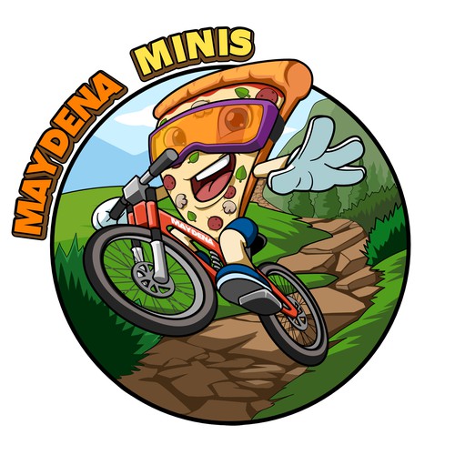 Downhill Biker Character Design