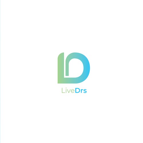 LiveDrs logo concept for Medical & Pharmaceutical Industry