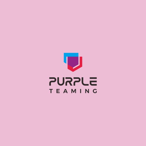 Fun yet serious logo for hackers and defenders team: Purple Teaming