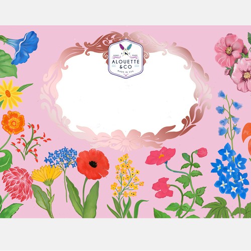 Design and illustration for a Shower Steamer Gift Box