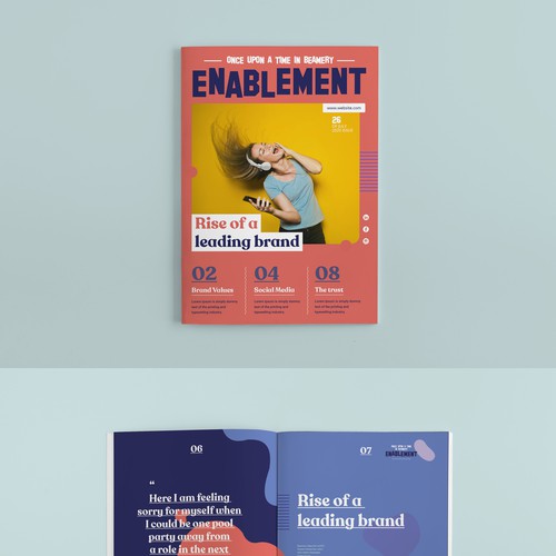 Magazine Layout Template