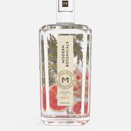 Logo & Packaging Design for Modern Botanicals Gin 