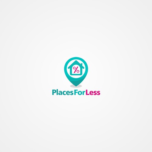 places for less logo design.