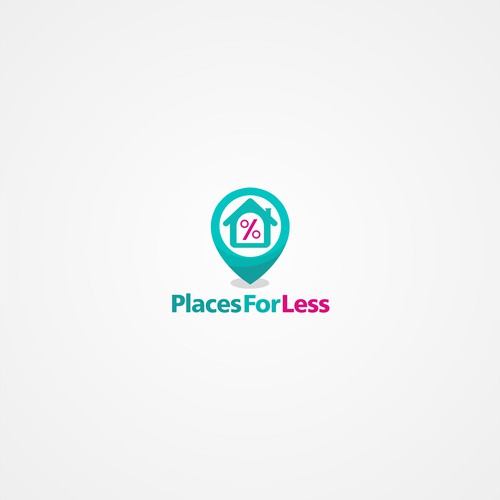 places for less logo design.