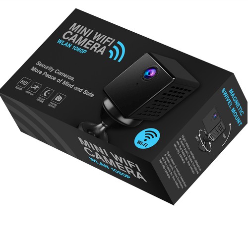 Mini Wifi Camera Package Design