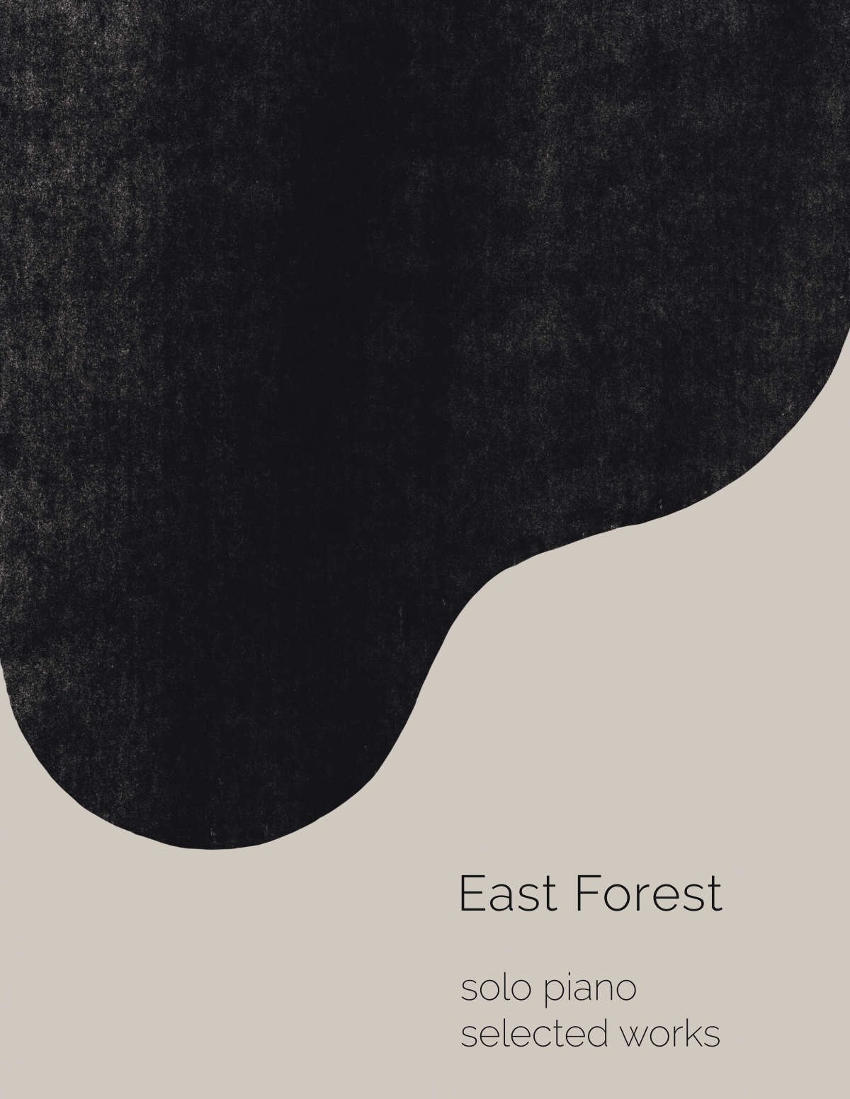 East Forest piano sheet music book