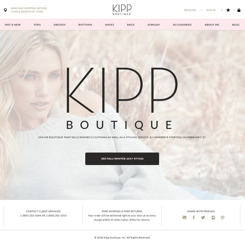 e-commerce for sophisticated Online Women's Fashion Boutique