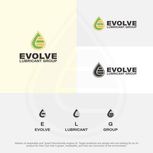Logo Concept for Evolve Lubricant Group