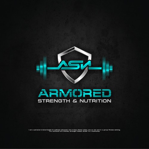 Armored - Strength & Nutrition - Logo Design