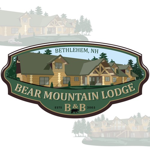 Logo for Bear Mountain Lodge B&B