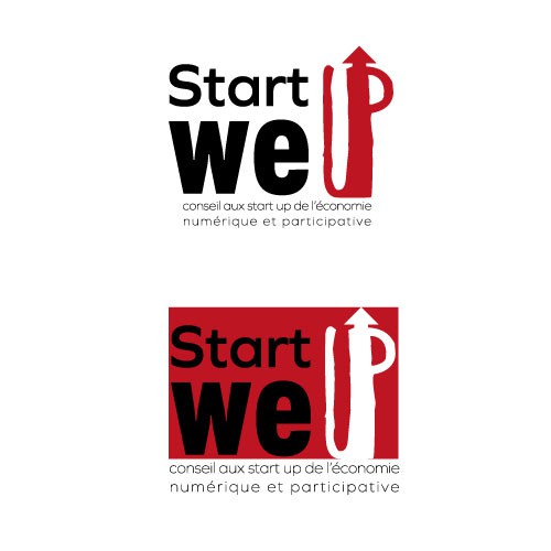 création d'un logo pour univers l'économie numérique et participative