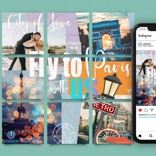 Fly to Paris with Us – Social Media Campaign Design