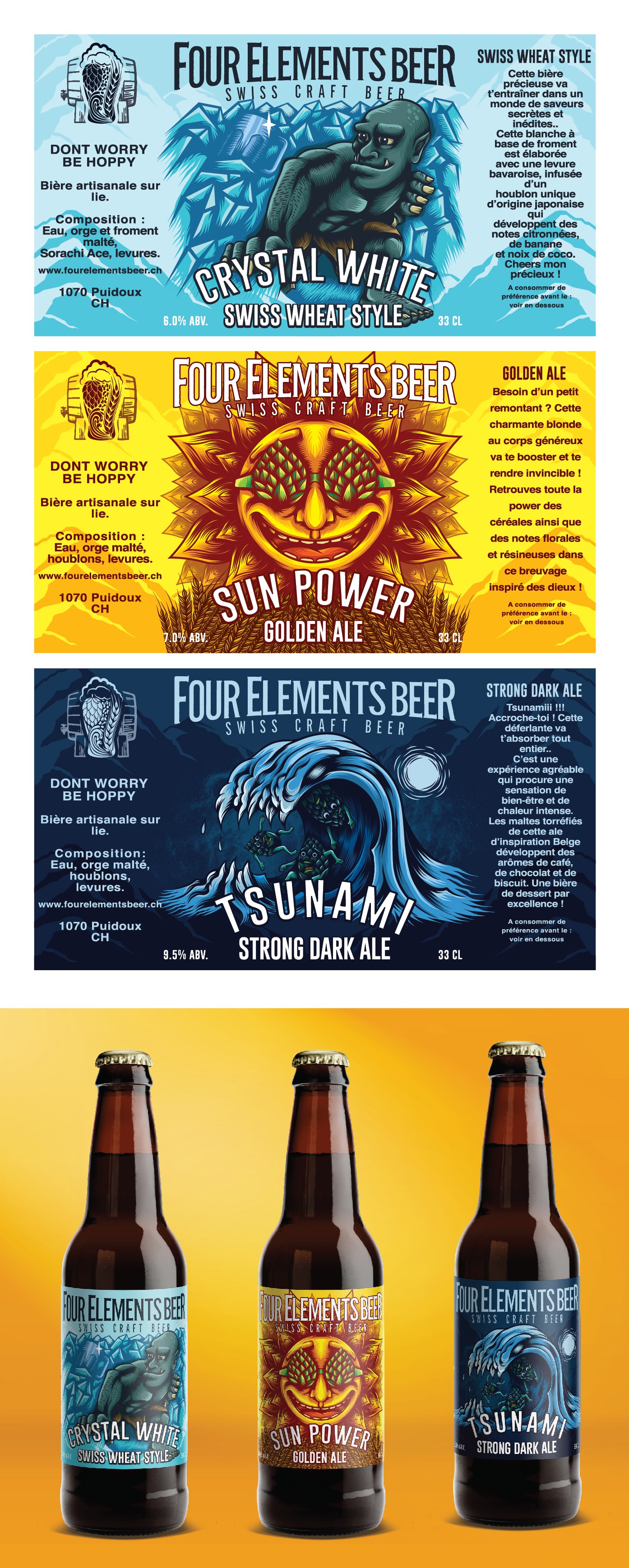 Creation of new label for Swiss Craft Beer