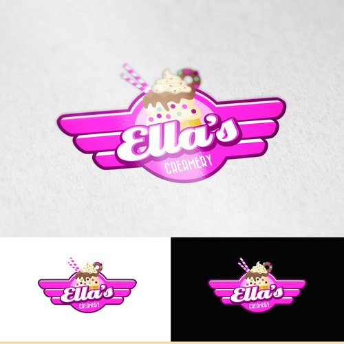 Logo for 50's Ice Cream Store 
