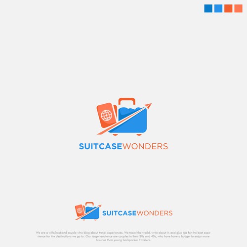 fun logo for suitcase wonder