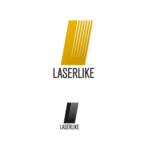 Laserlike logo design