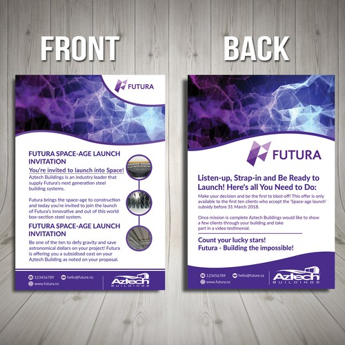 Flyer Design For Futura Company