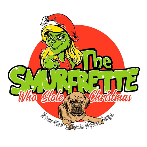 T-shirt design for The Smurfrette