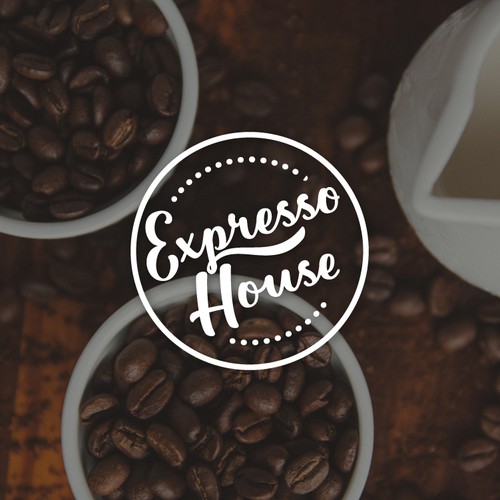 Modern-rustic logo for trendy coffee shop