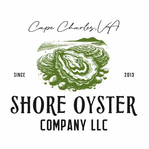 Illustration logo concept for Shore Oyster