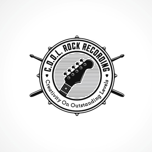Creative logo design for independent music recording label.