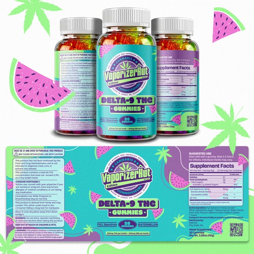 Cannabis Gummies watermelon Flavour