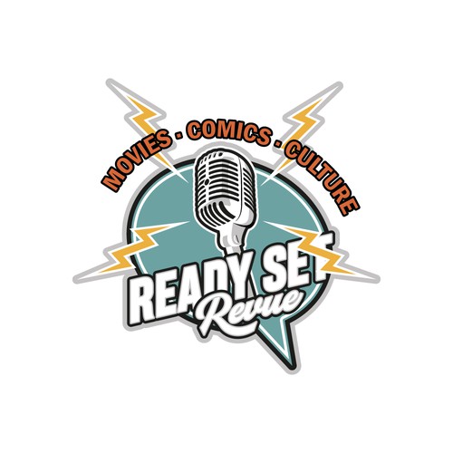 Logo concept for a podcast