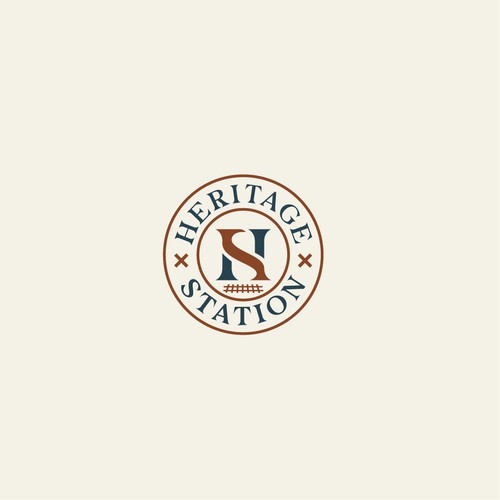 Heritage Station Logo Branding
