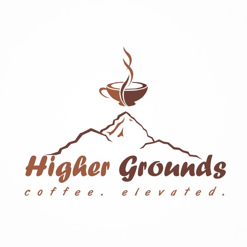 Coffee shop concept logo