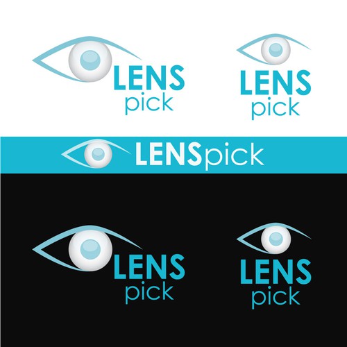 Logo concept for lens industry