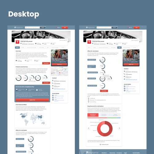 Company Profile Page (Web Design)