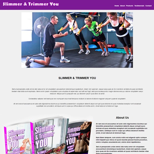 WEB SITE DESIGN - Slimmer and Thinner You