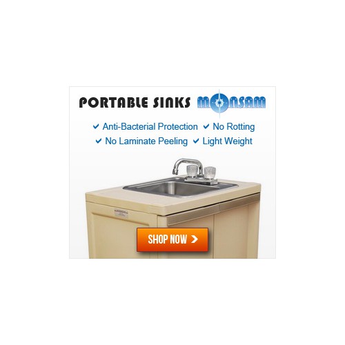 New banner ad wanted for Portable Sink Rental Company