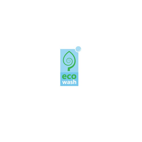 fresh modern design concept for an eco freindly washing product company .