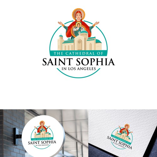 Saint Sophia Cathedral Illustrative Logo