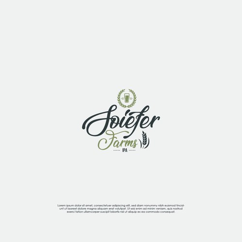 Soiefer Farms 🌾 Farm logo Design