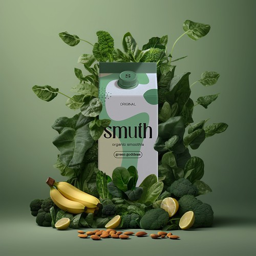 Smuth - Smoothies label design 