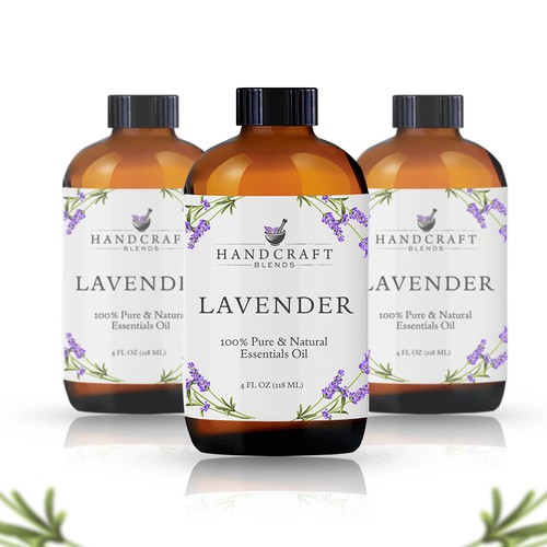 Label design for our Handcraft Blends