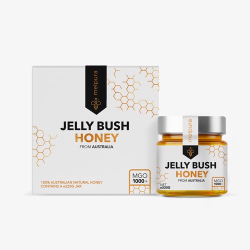 Packaging for Jelly Bush Honey