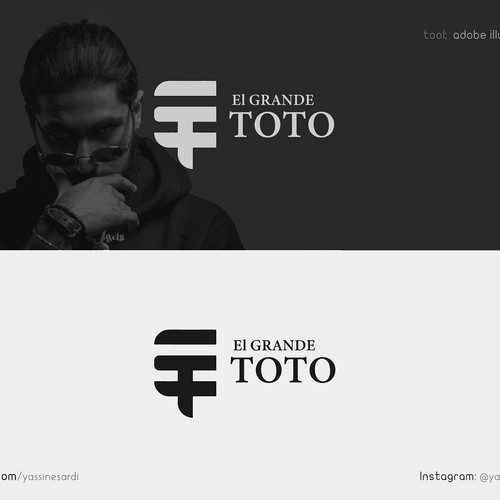 Logo ET for a singer named El Grande TOTO