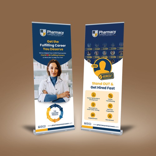 Trade show Booth Banner for Education / Career Coaching