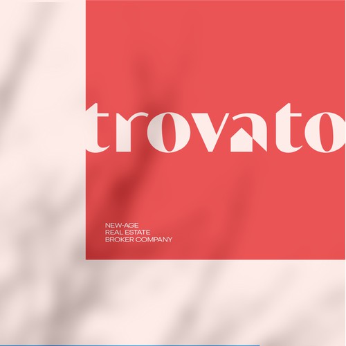 Bold and creative design of a logo for a new digital, automated and trustworthy real-estate broker