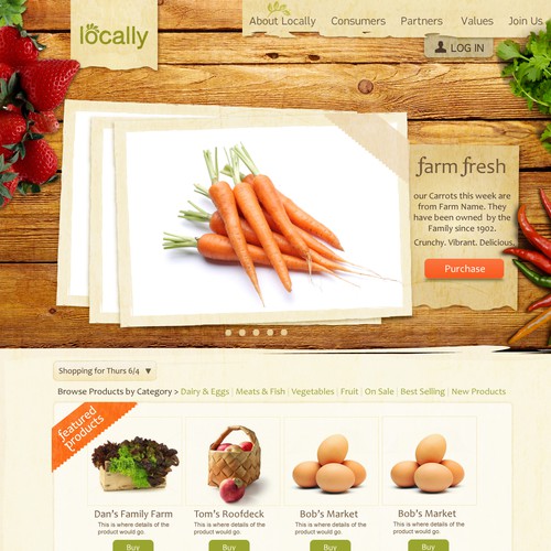 Create the next website design for Locally.co