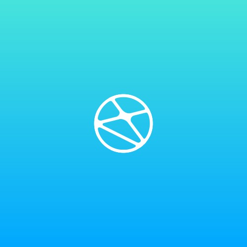 network symbol + globe